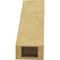 Ekena Millwork 5-inch W x 12-inch D x 12-inch H Westlake Rough Cedar Woodgrain TimberThane Knee Brace, Primed BRCUR05X12X12WTLRCPR - alternate 4